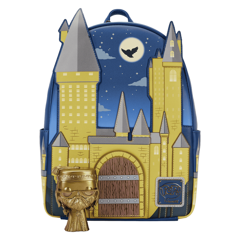 Harry Potter Dumbledore Gold Funko Pop Vinyl Figure & Loungefly Backpack - Collectible Gift for Fans, Movie Merchandise, Cosplay Accessory