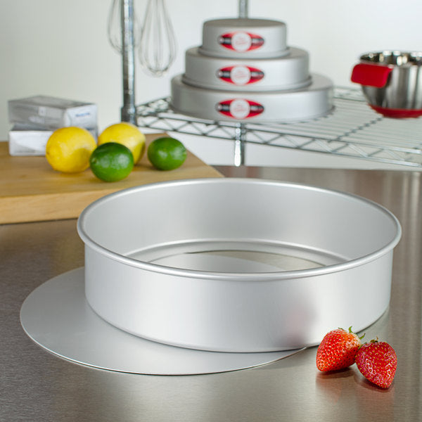 Non-Stick Round Cake Pan with Removable Bottom - 3 Inch Height for Baking, Decorating & Easy Release - Perfect for Birthday Cakes, Cheesecakes & Layer Cakes