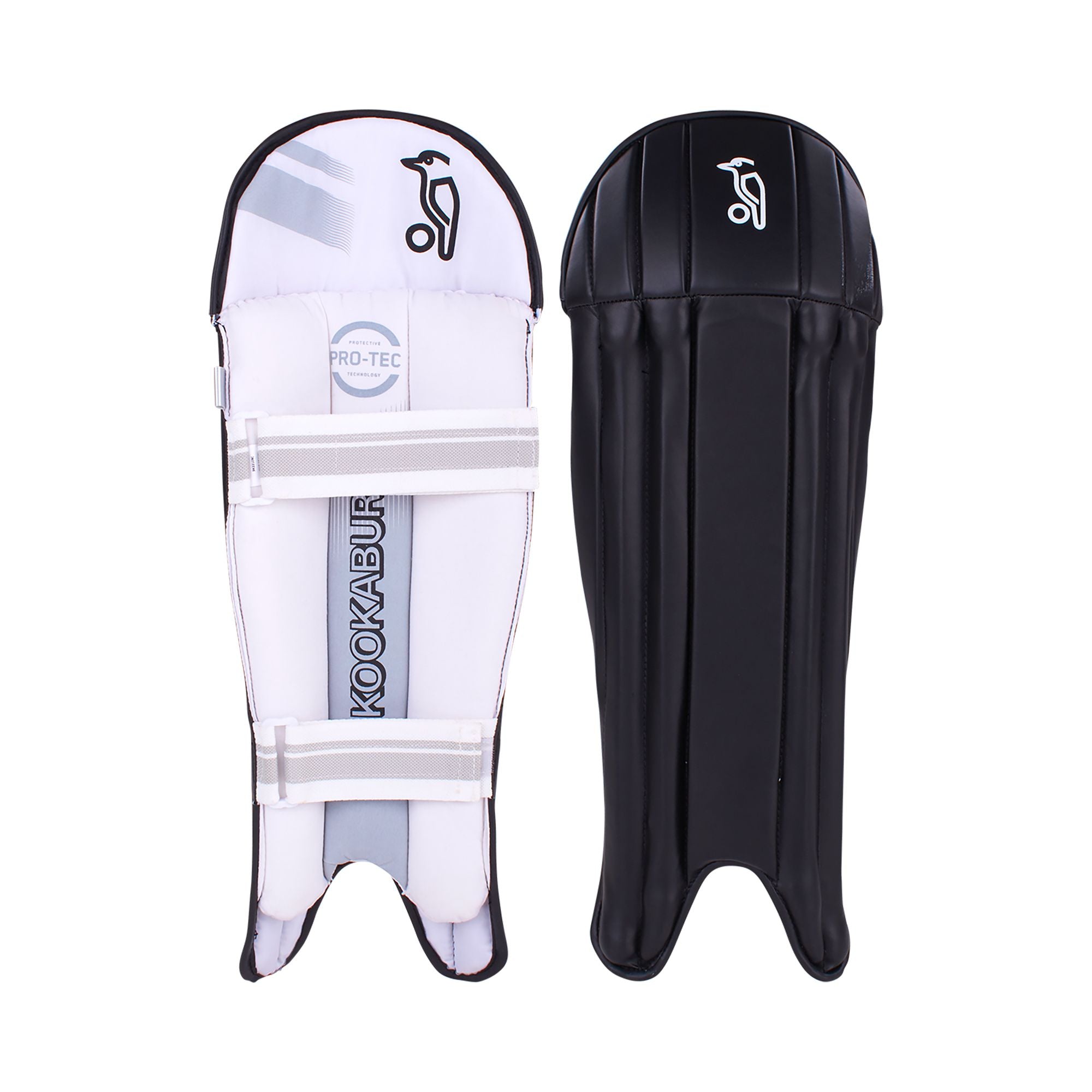 Kookaburra 4.0 T20 Black Wicket Keeping Pads 2025 - Cricket Wicket Keeper Leg Guards for Professional & Amateur Players - Perfect for T20 Matches & Training Sessions