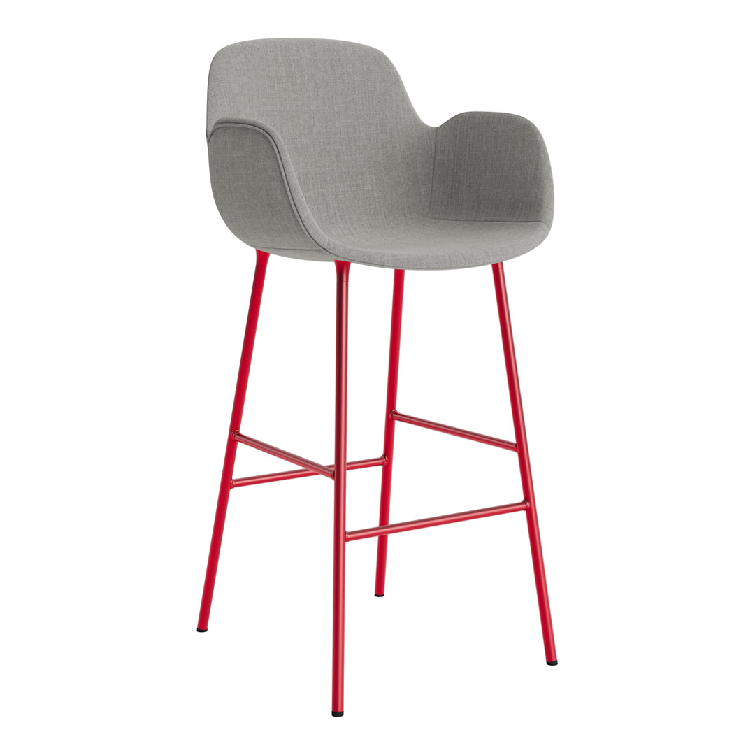 Form Bar Armchair - Fully Upholstered Modern Lounge Chair for Living Room, Office & Cafe | Comfortable Seating Furniture for Home & Commercial Spaces