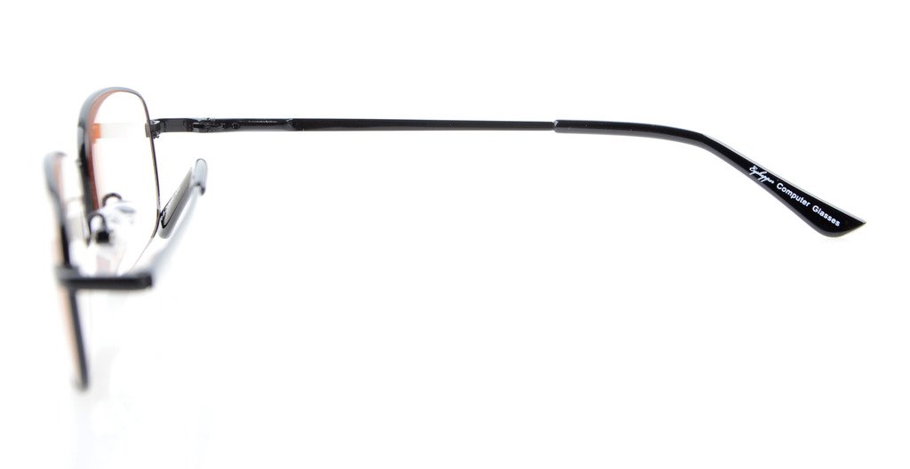 Eyekepper Computer Reading Glasses with Bridge-Flex Memory Titanium Frame - Lightweight Spring Hinges for Men & Women - Perfect for Office Work, Screen Time & Reading
