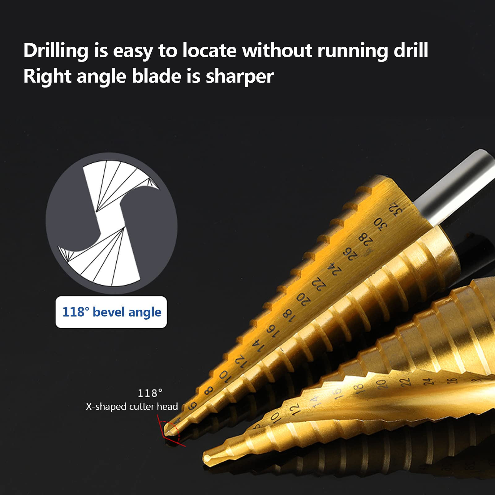 High-Speed Steel Straight Groove Drill Bit Set - Professional Metal Drilling Tools for DIY & Construction Projects - Perfect for Metal, Wood & Plastic Materials