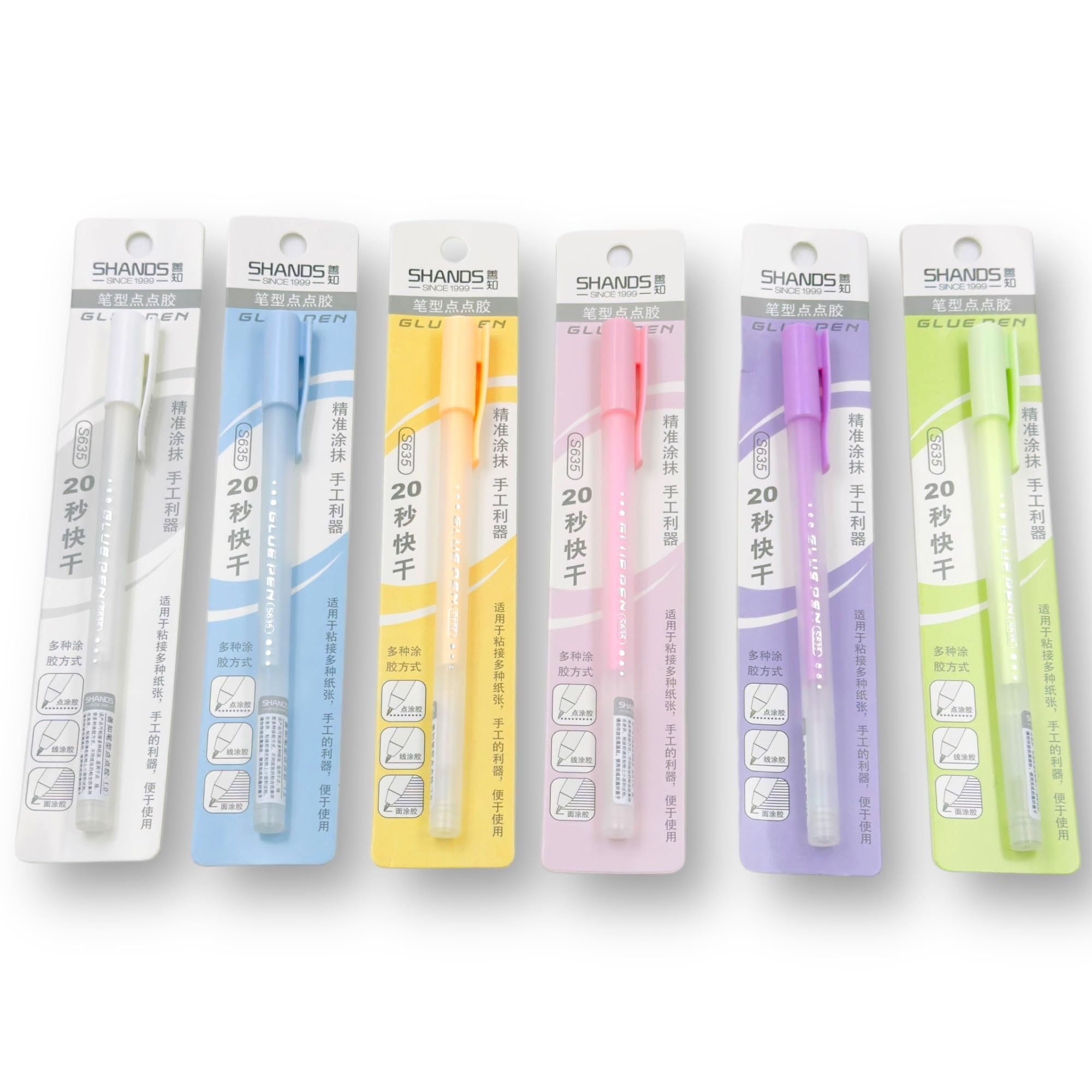 SAMVARDHAN Mess-Free Liquid Glue Pens for Crafts, School & Office - 3-Pack Bold Multicolor Glue Sticks | Perfect for Scrapbooking, DIY Projects & Paper Crafts