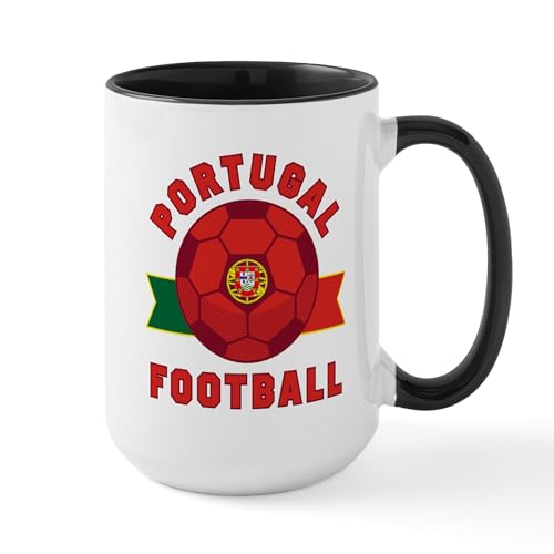 White/Black Inside - Portugal Football Mugs