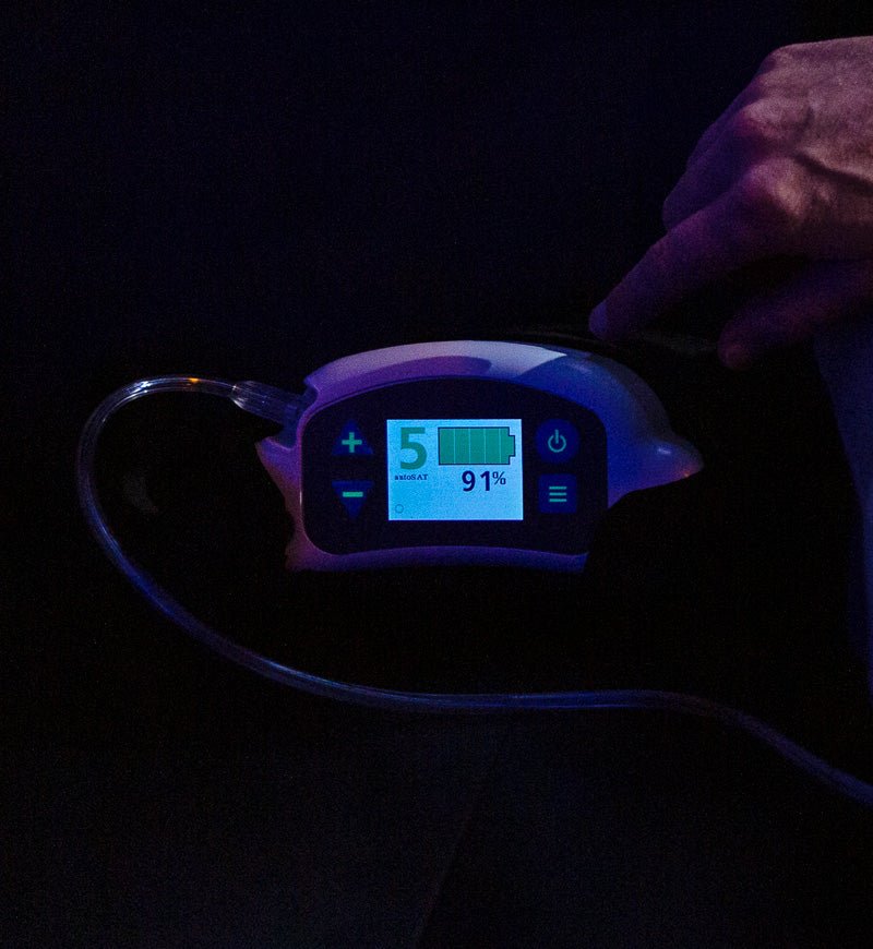Portable Respiratory Assistance Equipment - Lightweight & Easy-to-Use Oxygen Therapy Device for Travel, Home & Emergency Use