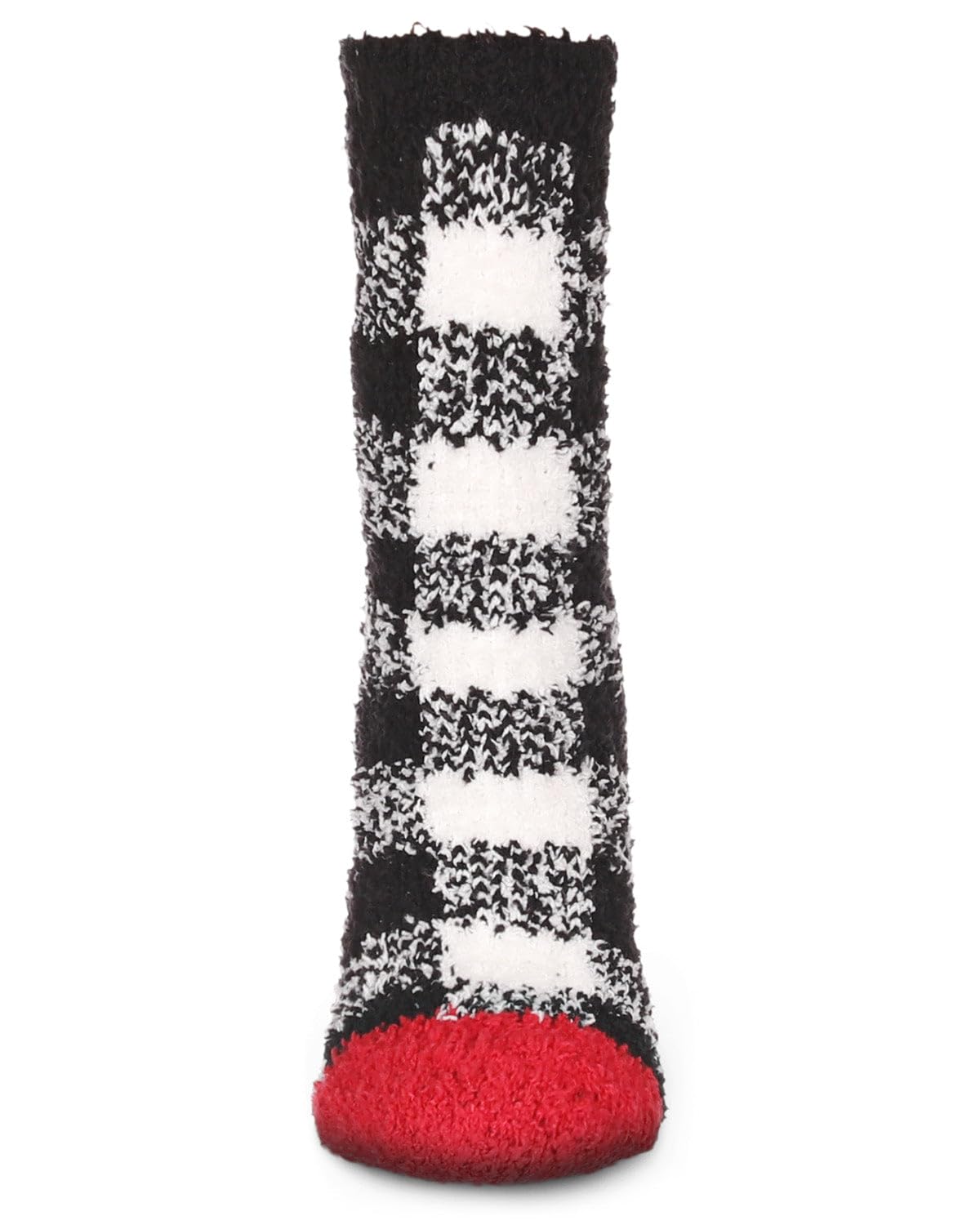 MeMoi Women's Classic Buffalo Plaid Cozy Crew Socks - Warm Winter Knit Socks for Women, Soft & Comfortable, Perfect for Christmas Gifts, Home, Office & Outdoor Activities