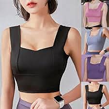 Women's Sleeveless Workout Crop Tank Top - Breathable Yoga Sports Top for Gym, Running & Fitness - Stretchy Free Size (28-32) - Black - Perfect for Yoga, Pilates & Summer Workouts