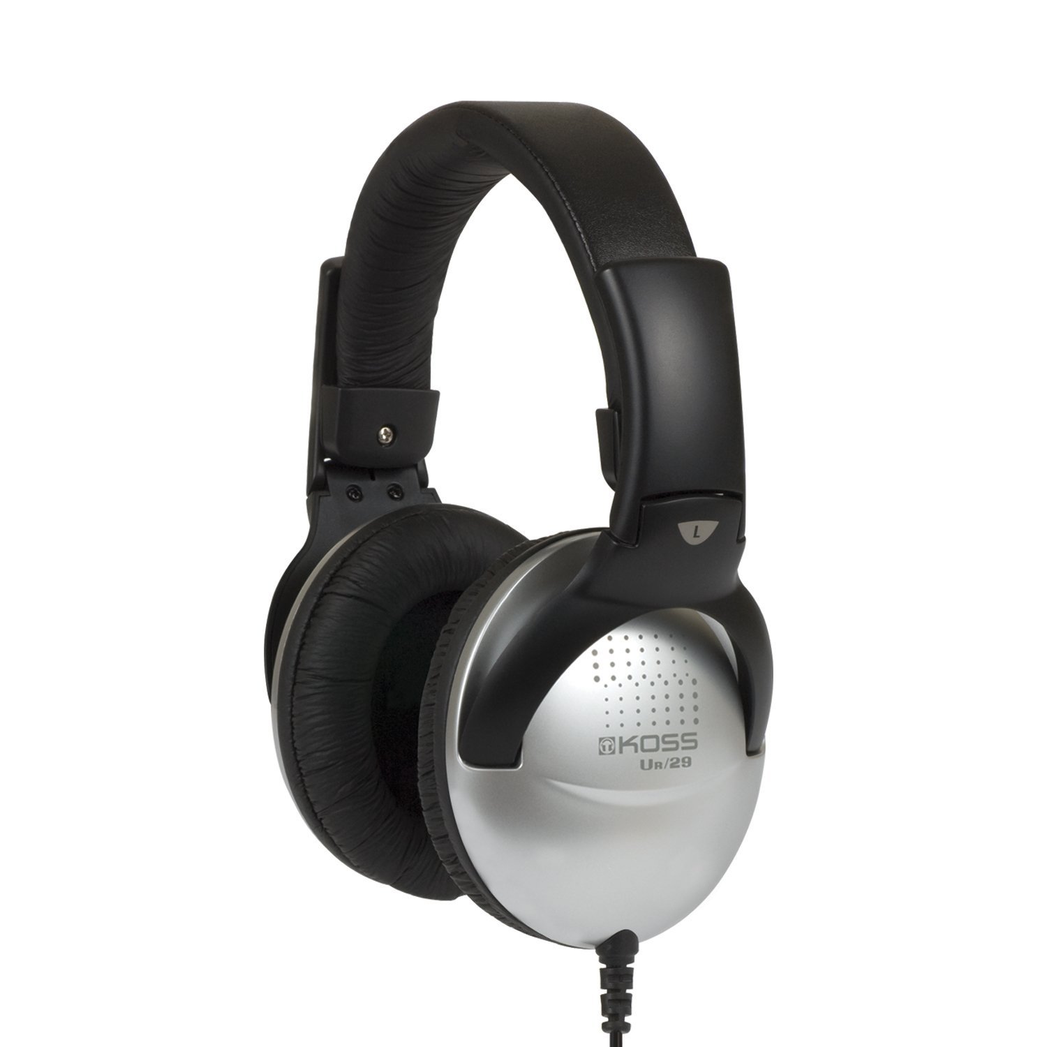 Koss UR29 Foldable Lightweight On-Ear Headphones with 3.5mm Jack - Perfect for Travel, Commuting, and Office Use