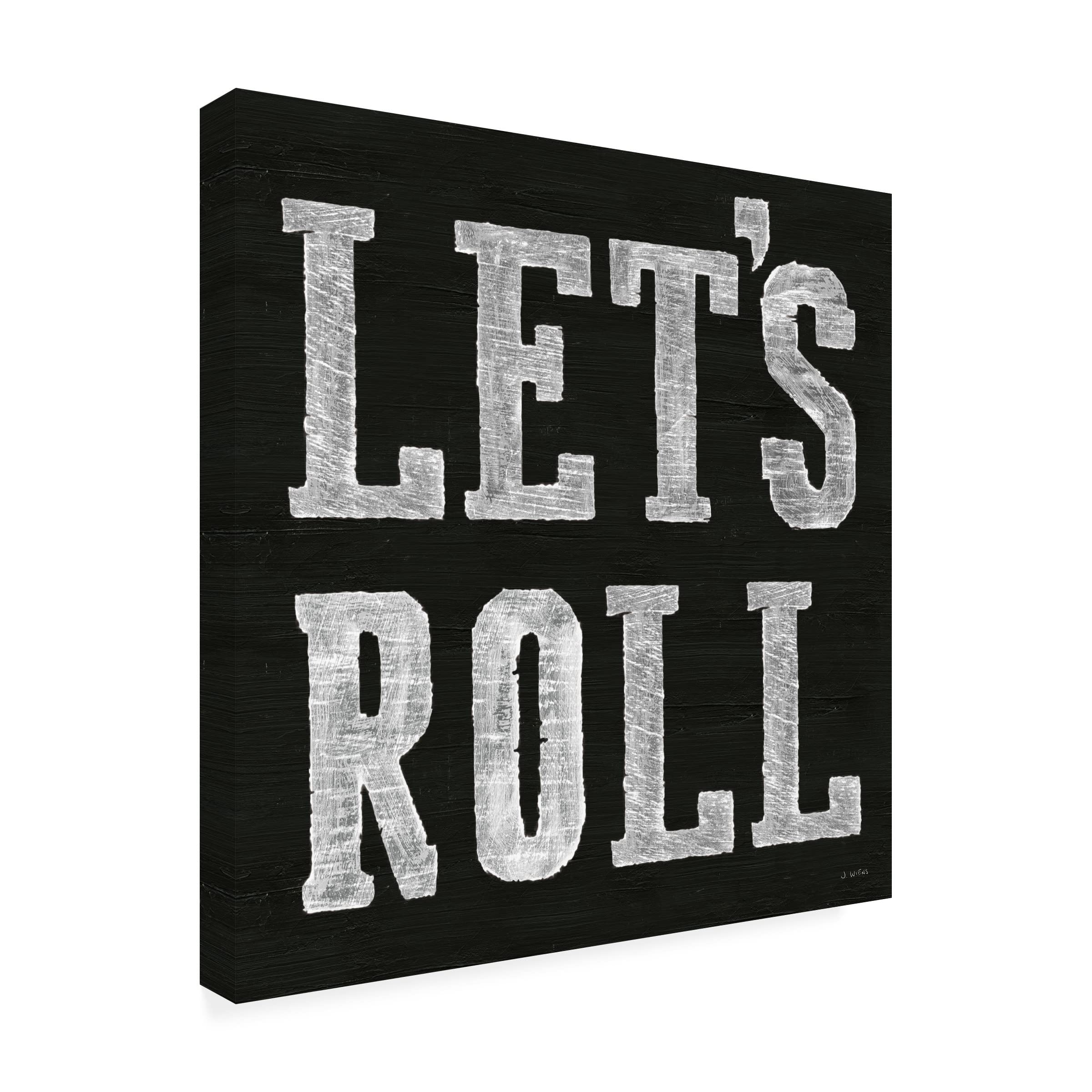 Trademark Fine Art 'Let's Roll V' Canvas Art Print by James Wiens - Modern Abstract Wall Decor for Living Room, Bedroom & Office