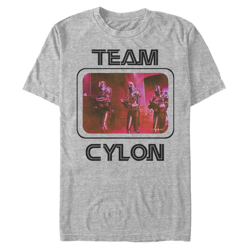 Big & Tall Men's Team Cylon Graphic T-Shirt - Comfortable Cotton Crewneck Tee for Casual Wear, Gaming Events & Fan Merchandise