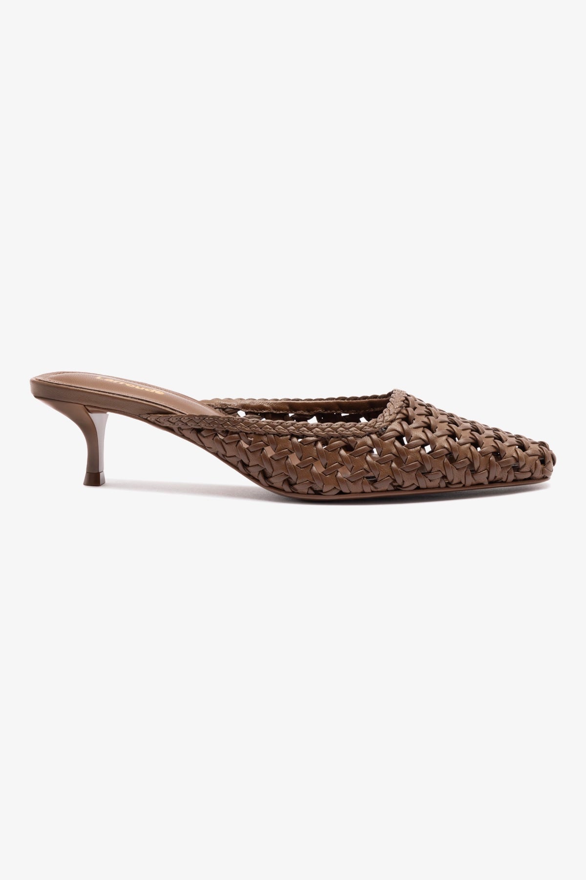 Amal Macrame Mule Sandals - Handmade Burnt Umber Leather Bohemian Shoes for Women | Perfect for Summer, Beach, and Casual Outings