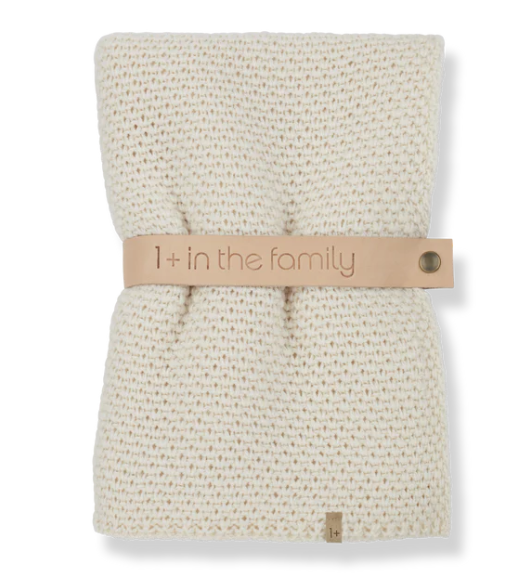 1+ IN THE FAMILY MARINET BLANKET (One Size) - Soft & Cozy Oversized Blanket for Family Cuddles, Movie Nights & Outdoor Picnics