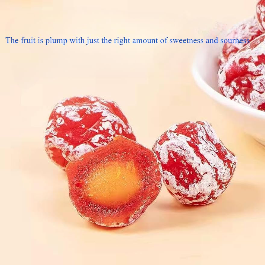 Sweet and Sour Yogurt Coated Dried Plums - 250g Chinese Preserved Fruit Snacks | Healthy Vegetarian Office Snack | Perfect for Gifts, Lunchboxes & Movie Nights