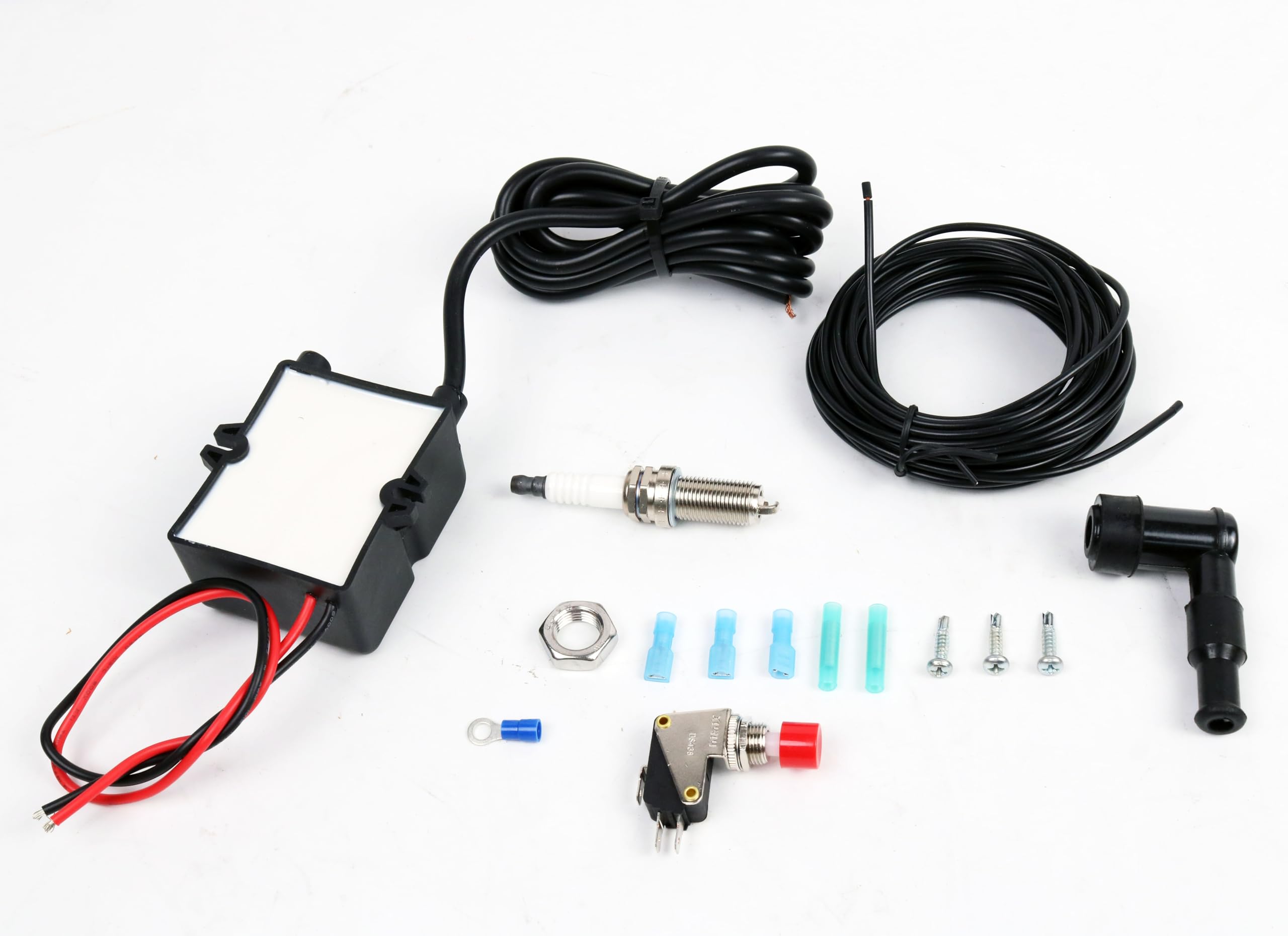 JEENDA BFTKAFK Single Exhaust Flame Kit - Compatible with Flamethrower Kits for Single Exhaust Vehicles & Motorcycles | Enhance Your Ride with Stunning Flame Effects for Car Shows & Night Cruising
