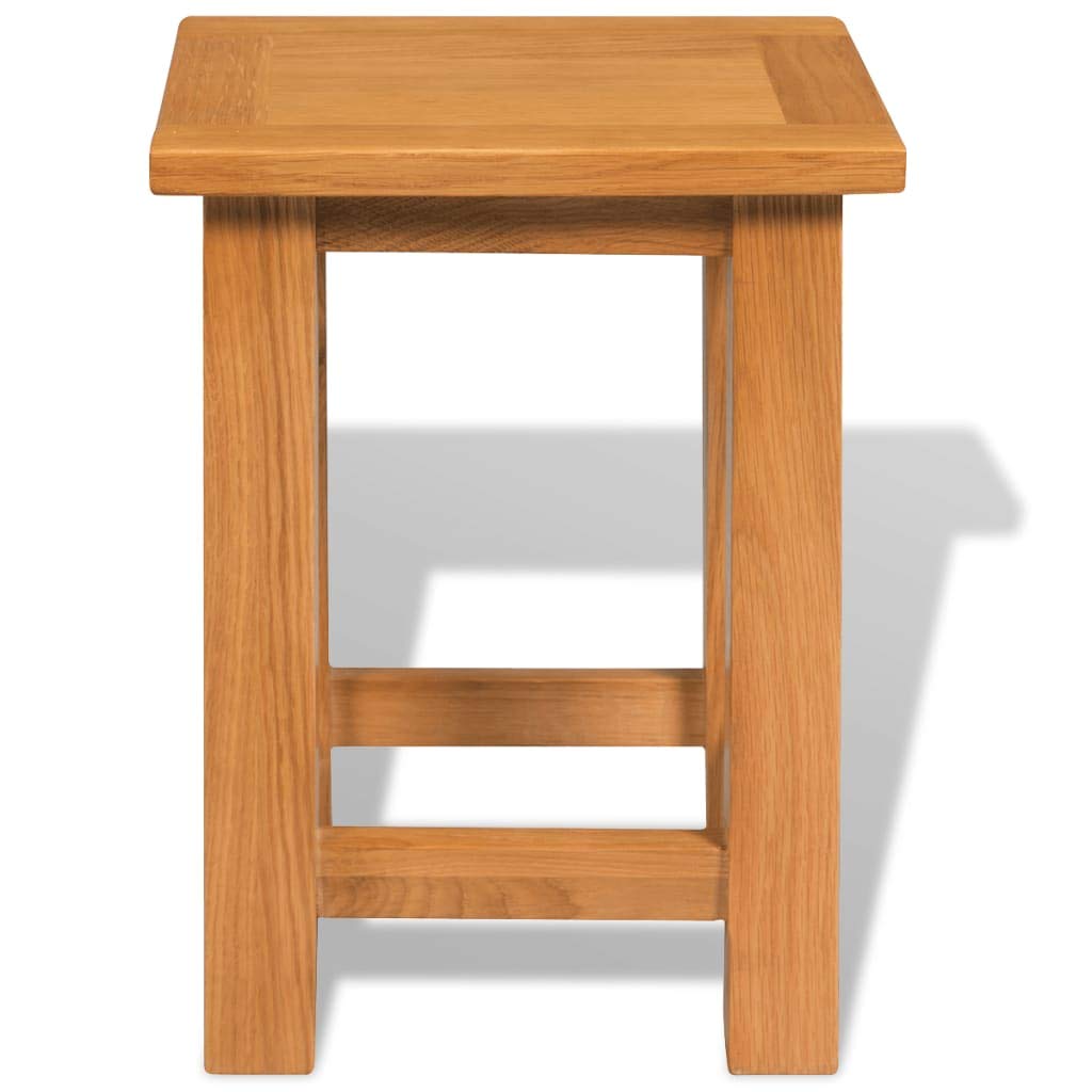 POCREATION Compact Brown End Table - Multifunctional Side Table for Living Room, Bedroom & Office - Perfect for Holding Lamps, Books & Drinks