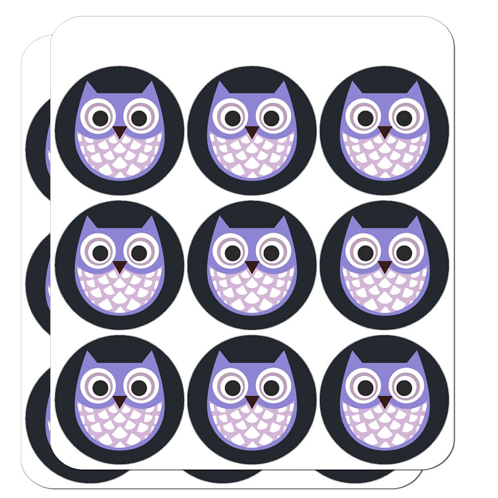Adorable Purple Owl Planner Stickers - Cute Scrapbooking & Crafting Decals for Bullet Journals, DIY Projects, and School Supplies | Perfect for Organizing, Gift Wrapping & Creative Scrapbook Designs