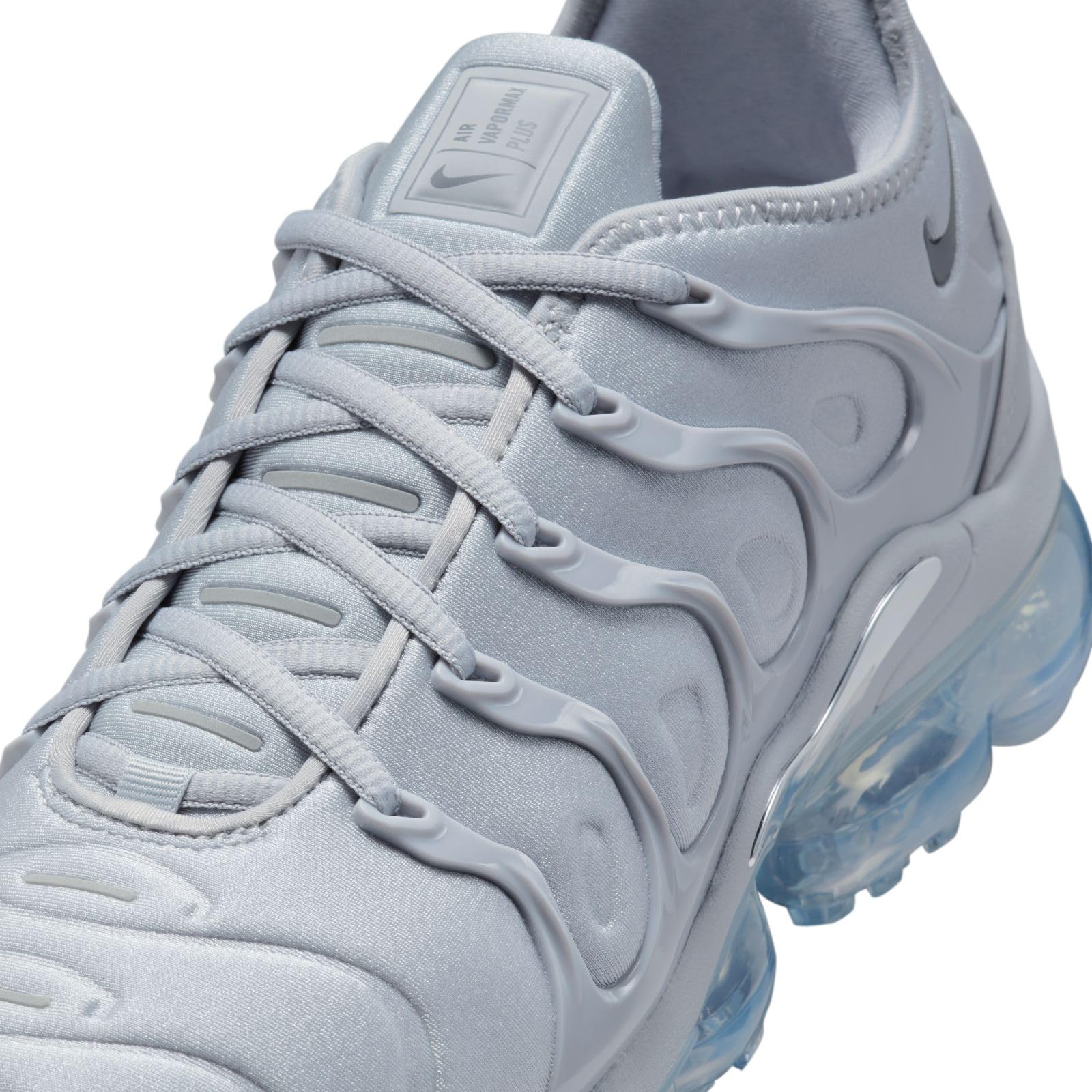 Nike Men's Air VaporMax Plus Running Shoes - Wolf Grey/Dark Grey - Size 14 M US - Lightweight Cushioned Sneakers for Jogging, Gym Workouts & Everyday Wear