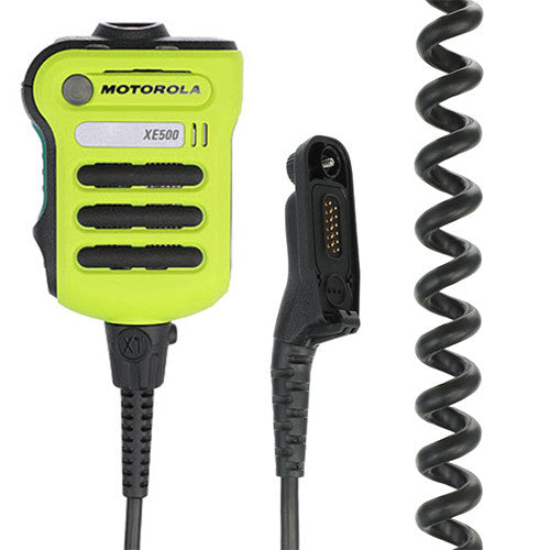 Motorola PMMN4107C Two-Way Radio Remote Speaker Microphone - Hands-Free Communication for Security, Construction & Outdoor Adventures