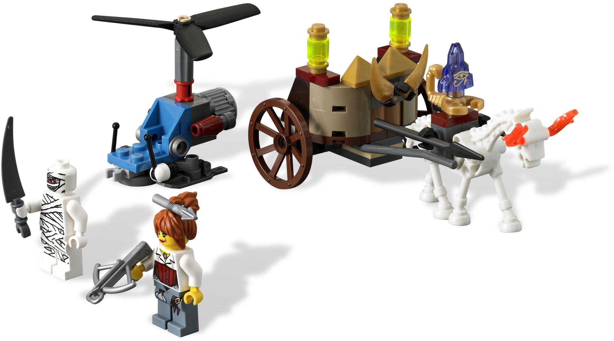 LEGO 9462 The Mummy Building Kit - Classic Monster Series Collectible Toy Set for Kids & Adults - Perfect for Halloween Decorations & Movie Night Fun