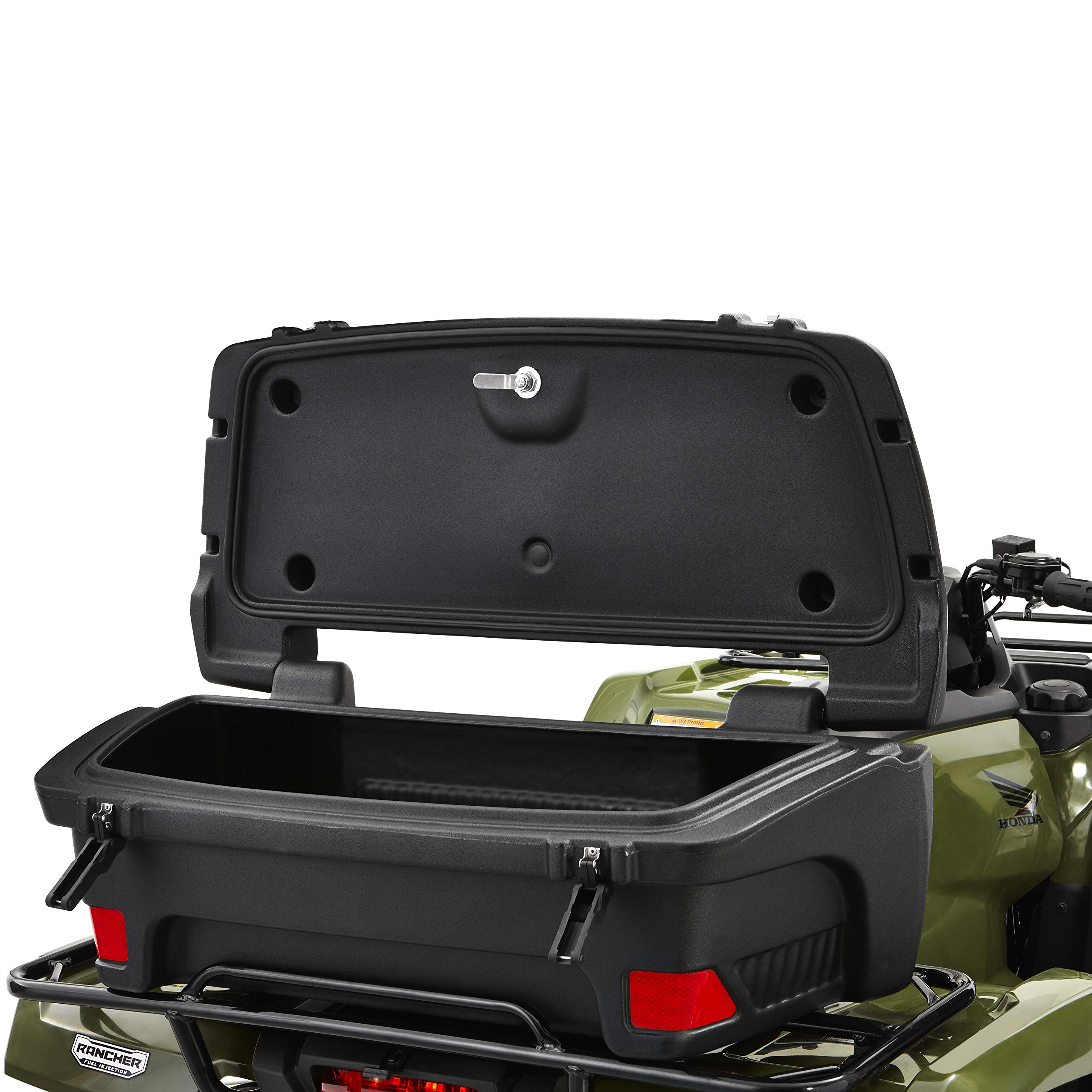 Kolpin Rear Trail Box 93201 - Heavy Duty Black ATV Cargo Carrier for Hunting, Camping & Off-Road Adventures
