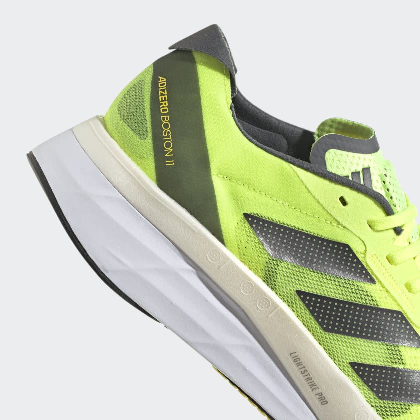 Adidas Men's Adizero Boston 11 Running Shoes - Lightweight Performance Sneakers for Marathon Training & Road Running