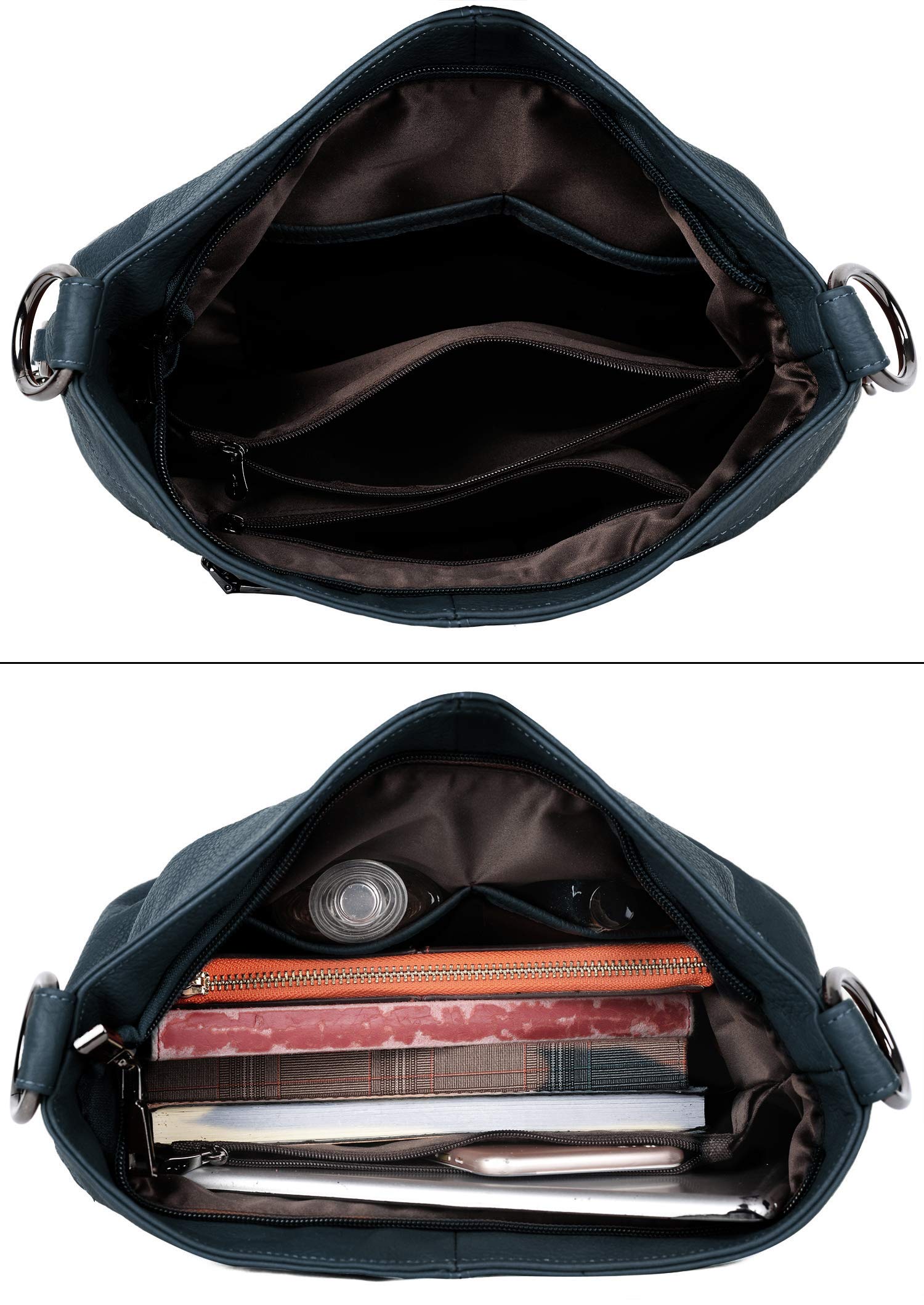 YALUXE Genuine Leather Shoulder Bag for Women - Stylish Crossbody Purse for Work & Travel