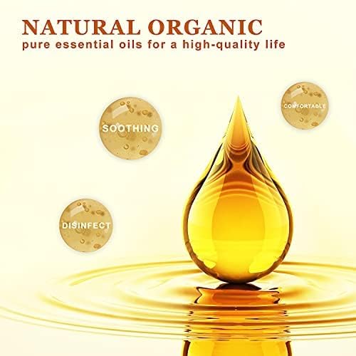 Organic Pure Lemon Essential Oil Set - 2 Pack 10ml for Aromatherapy, Diffuser, Car Freshener, Home Cleaning, Bedroom Relaxation, Perfume Making & Candle Crafting | Natural Mood Booster & Air Purifier