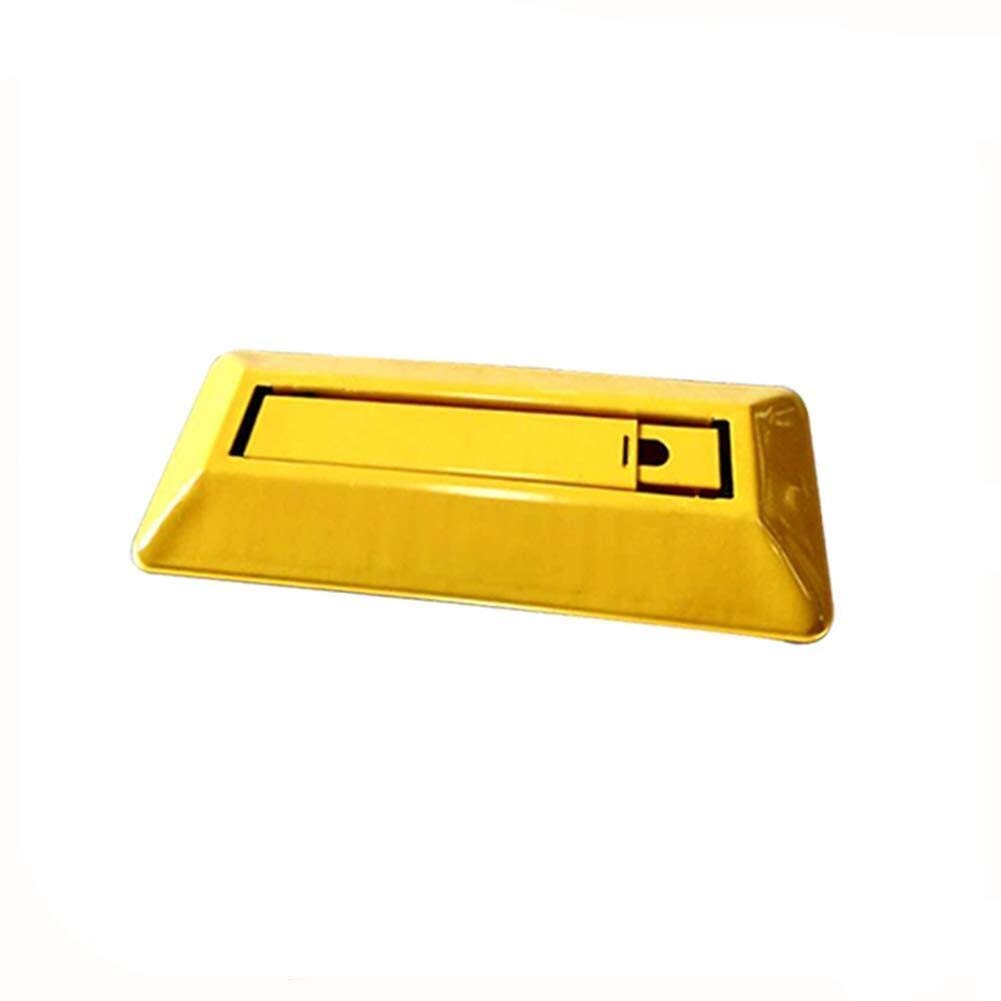 Heavy Duty Triangular Parking Lock - Foldable Metal Bollard for Secure Parking Lane Speed Control with Double Lock System | Ideal for Driveways, Garages, and Commercial Parking Lots
