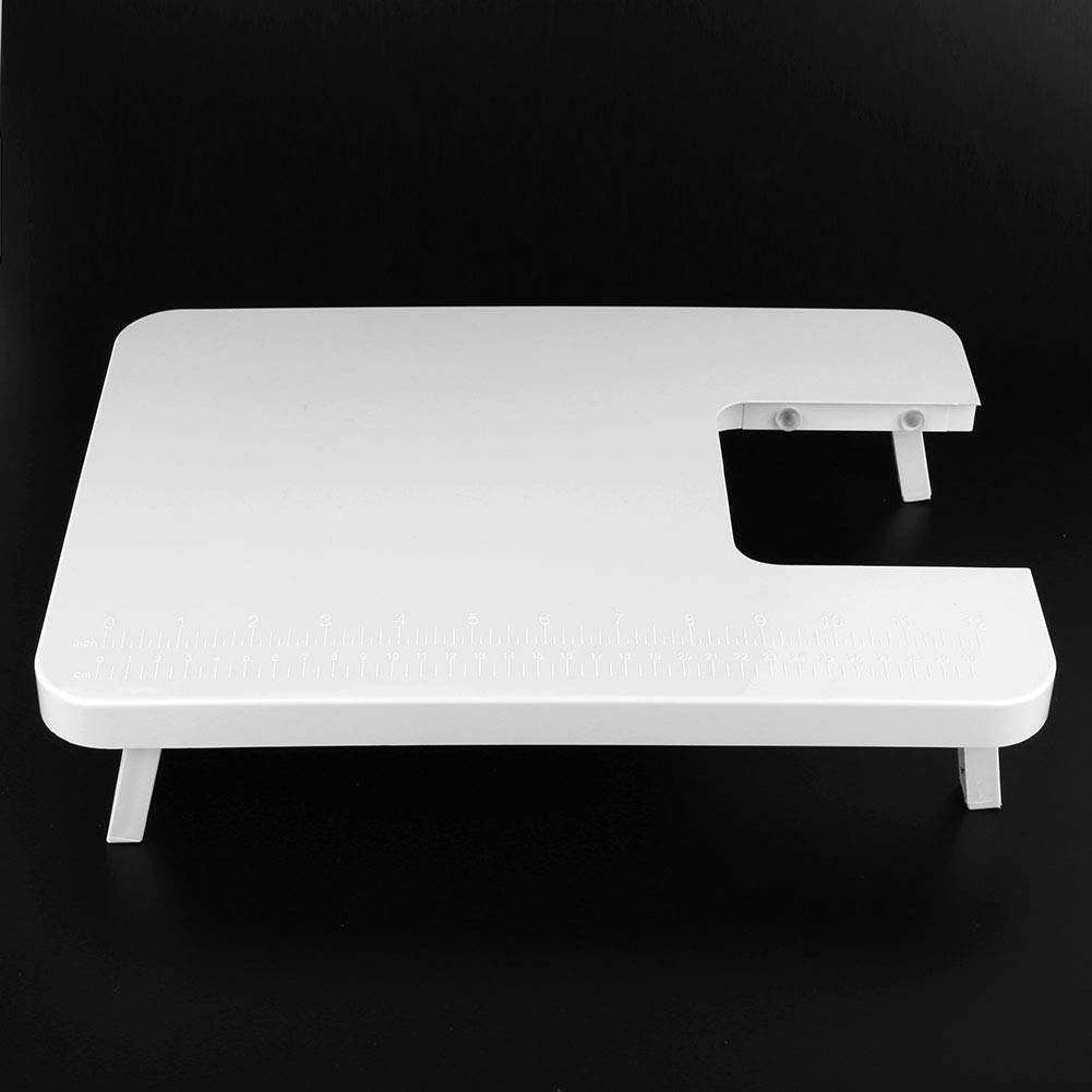 Mini Plastic Sewing Machine Extension Table - Compact Desktop Workspace for Quilting, Crafting & DIY Projects