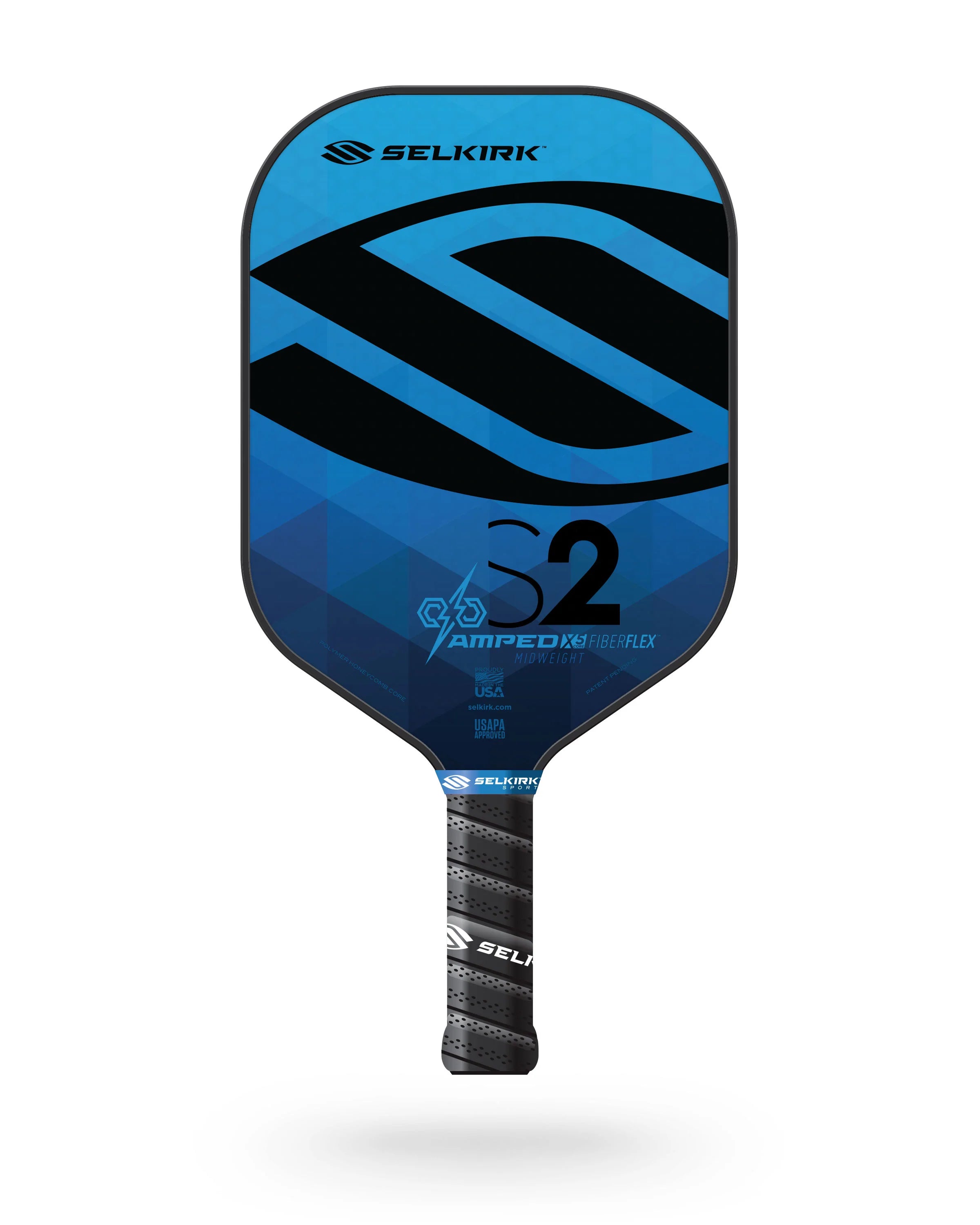 Selkirk Amped S2 Pickleball Paddle - Premium Carbon Fiber Paddle for Control & Power - Perfect for Indoor & Outdoor Pickleball Games