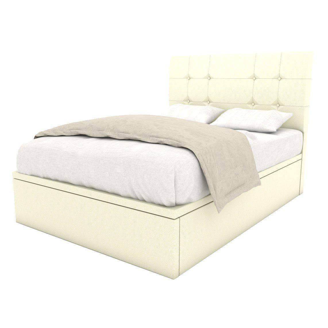 Jaxon Faux Leather Upholstered Storage Platform Bed with Underbed Drawers - Modern Queen Size Bed Frame for Small Space Bedroom, Guest Room & Dorm