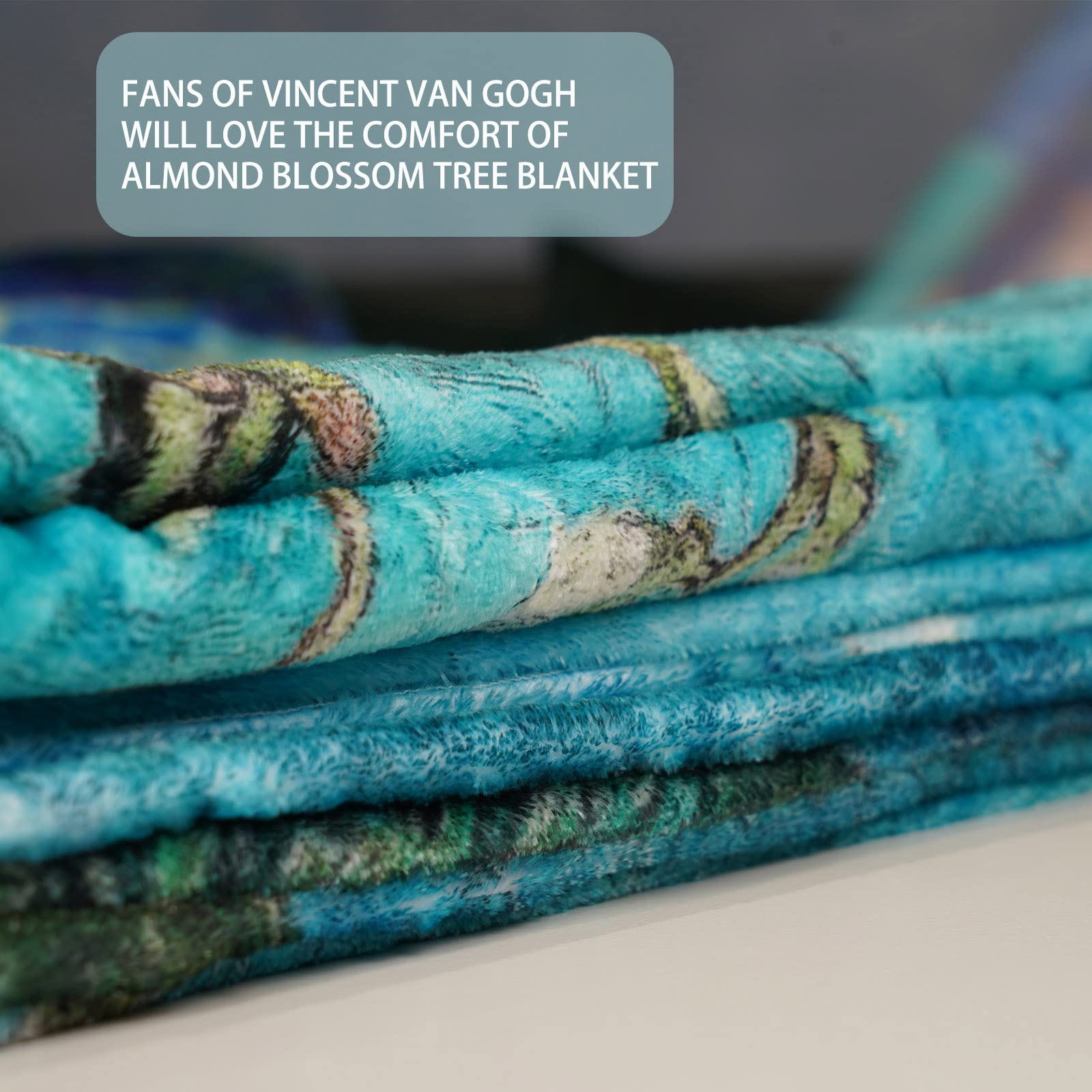 Japanese Art Throw Blanket - The Great Wave Off Kanagawa Flannel Fleece Blanket | Super Soft & Warm for Bed, Couch & Sofa | Plush Blanket for Kids & Adults | Perfect Gift | 80x60 Inch | Ideal for Home Decor, Cozy Evenings & Winter Comfort