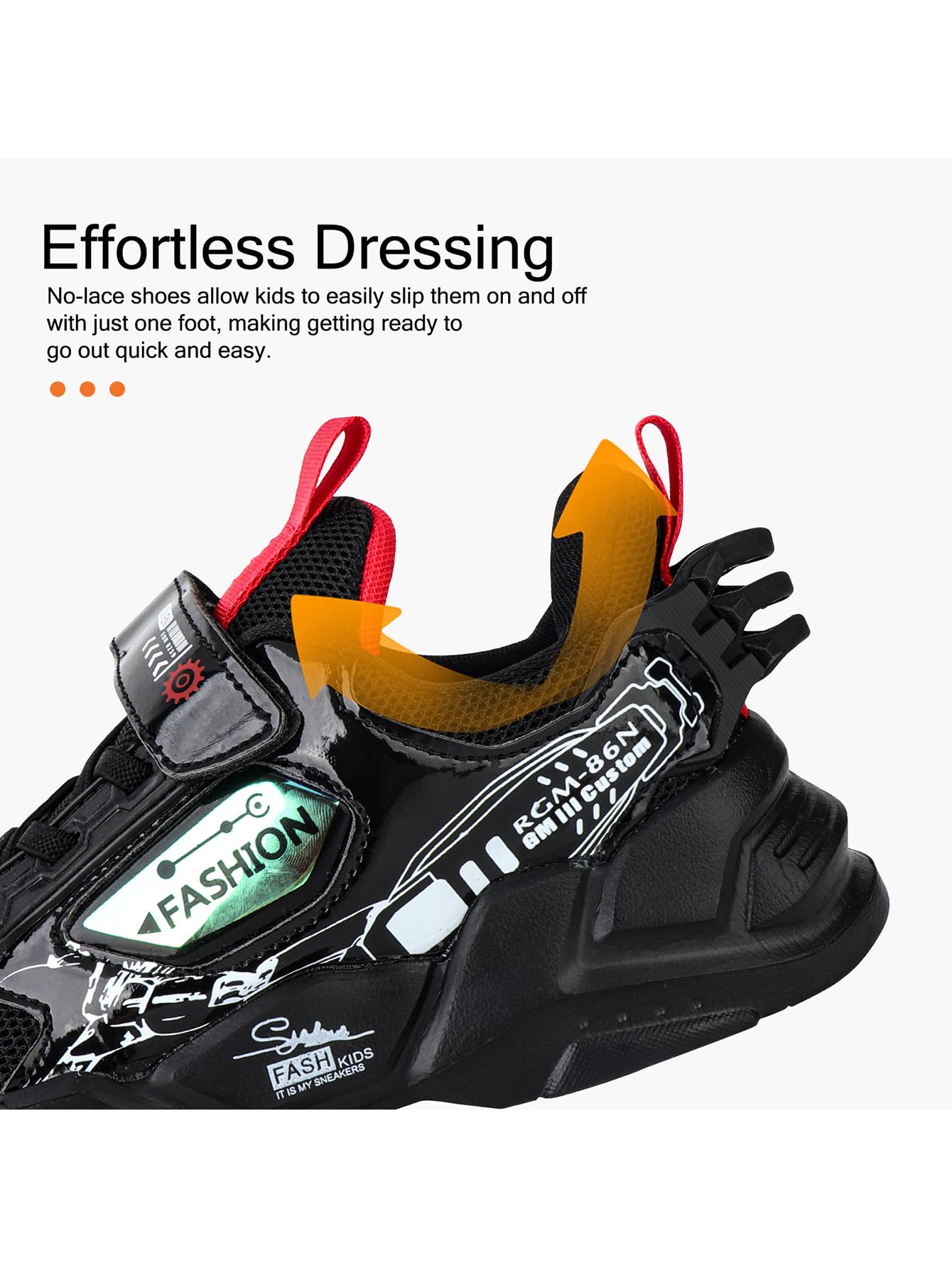 **Boys' Breathable Mesh Sports Shoes - Lightweight Basketball & Running Shoes for Kids - Trendy Casual Sneakers for School, Play & Outdoor Activities**