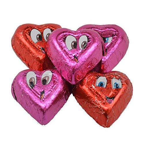 **Delicious Milk Chocolate Heart Toons Candy - 1 Lb Bulk Bag - Perfect for Valentine's Day, Parties & Gifts**