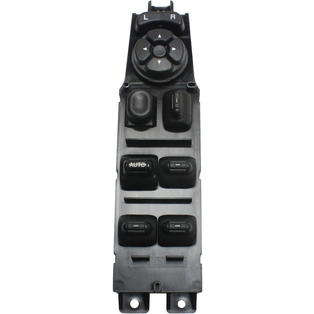 Jeep Cherokee Window Switch 1997-2001 Driver Side Front Left Power Window Control Switch Black 4-Door Replacement Part #56009449AB 56009449AC 68171681AA 68171681AB - Perfect for Jeep Cherokee Repair & Maintenance