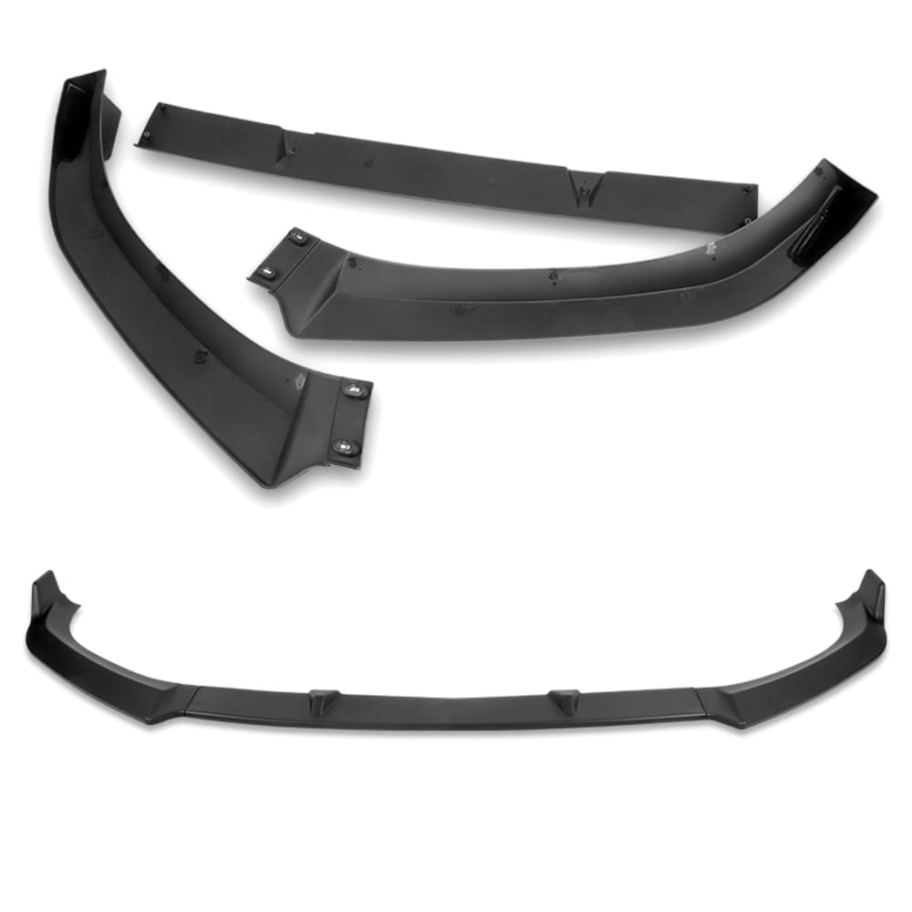 Q1-TECH 5-Piece Front Bumper Lip & Side Skirt Kit for 2017-2018 Audi A5 B9 - ABS Matt Black Body Splitter, Canard Diffuser & Rocker Winglet - Enhance Style & Aerodynamics for Street Racing & Car Shows