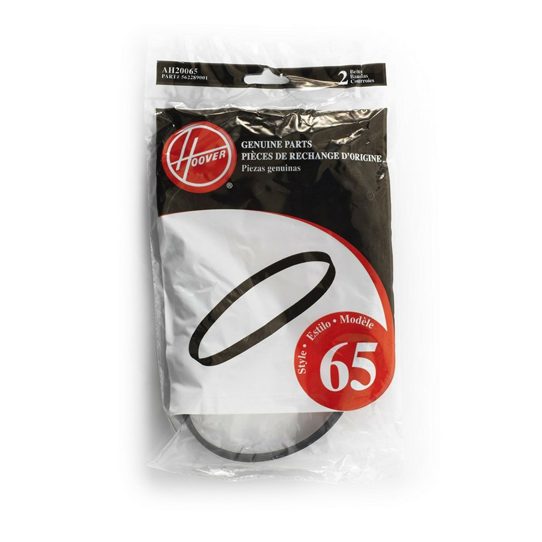 Hoover 65 Vacuum Cleaner Belt (2 Pack) - Compatible with Hoover WindTunnel, Elite, and Platinum Models - Perfect for Quick Vacuum Repairs and Maintenance at Home or Office