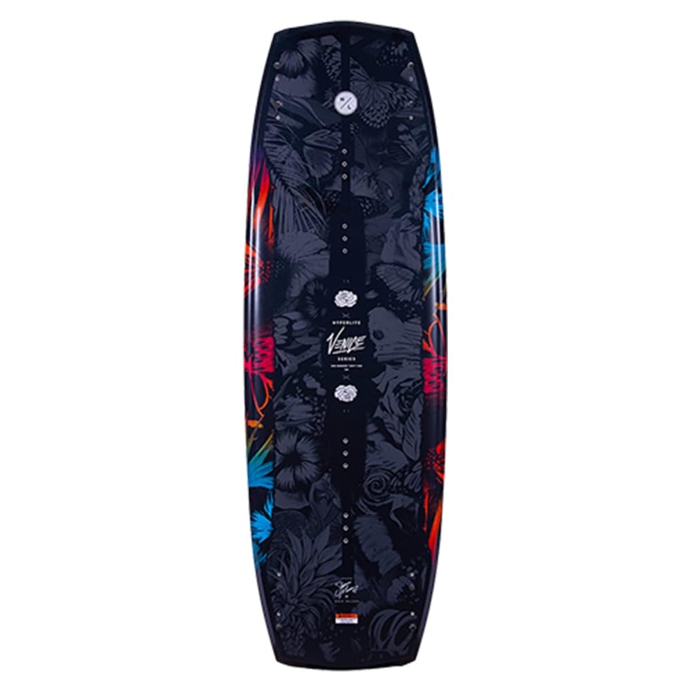 Hyperlite Venice Women's Wakeboard 136cm - Black/Red - Premium Performance for Wakeboarding & Water Sports