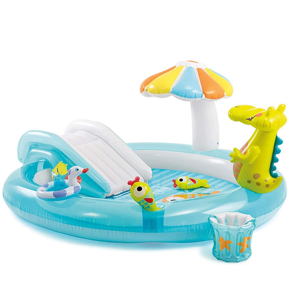 Best Inflatable Swimming Pool for Summer - Large Family Size, Portable & Durable Outdoor Pool for Kids & Adults - Thick Wear-Resistant Material, Perfect for Backyard, Garden, and Beach Fun