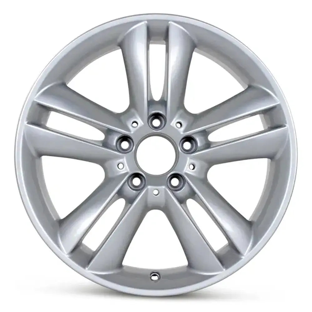 17 Inch Mercedes CLK350 Wheel Replacement - Silver Replica Rim 65388 - Perfect for Car Upgrades & Luxury Vehicle Customization