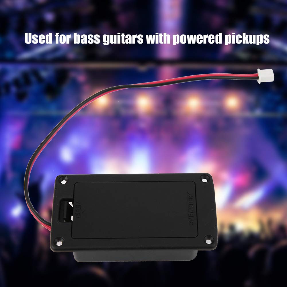 Durable Guitar Battery Cover Box for Bass Guitar - Replacement Part for Secure Battery Protection | Perfect for Live Performances & Studio Recording