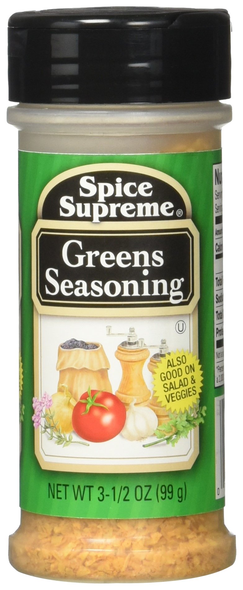Organic Greens Seasoning 3.5 oz - All-Natural Herbs & Spices Blend for Cooking, Salads, Soups & Healthy Meals | Perfect for Vegan, Keto & Gluten-Free Diets | Gourmet Flavor Enhancer for Home Chefs