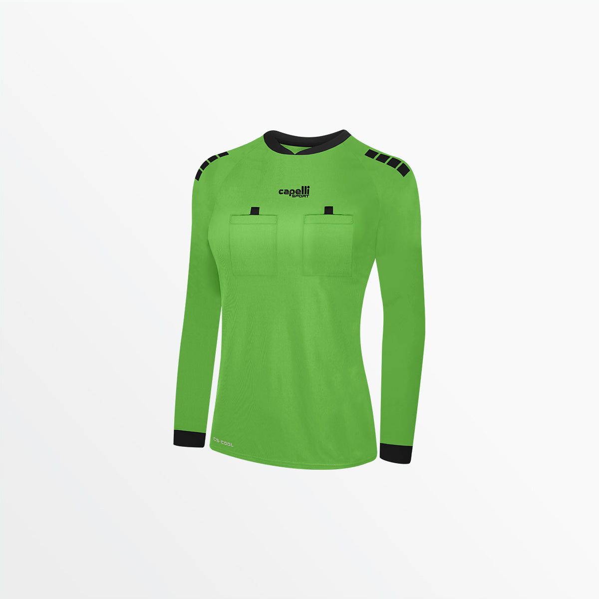 Women's Referee Long Sleeve Jersey - Comfortable Basic Sports Shirt for Soccer, Basketball & Volleyball Games