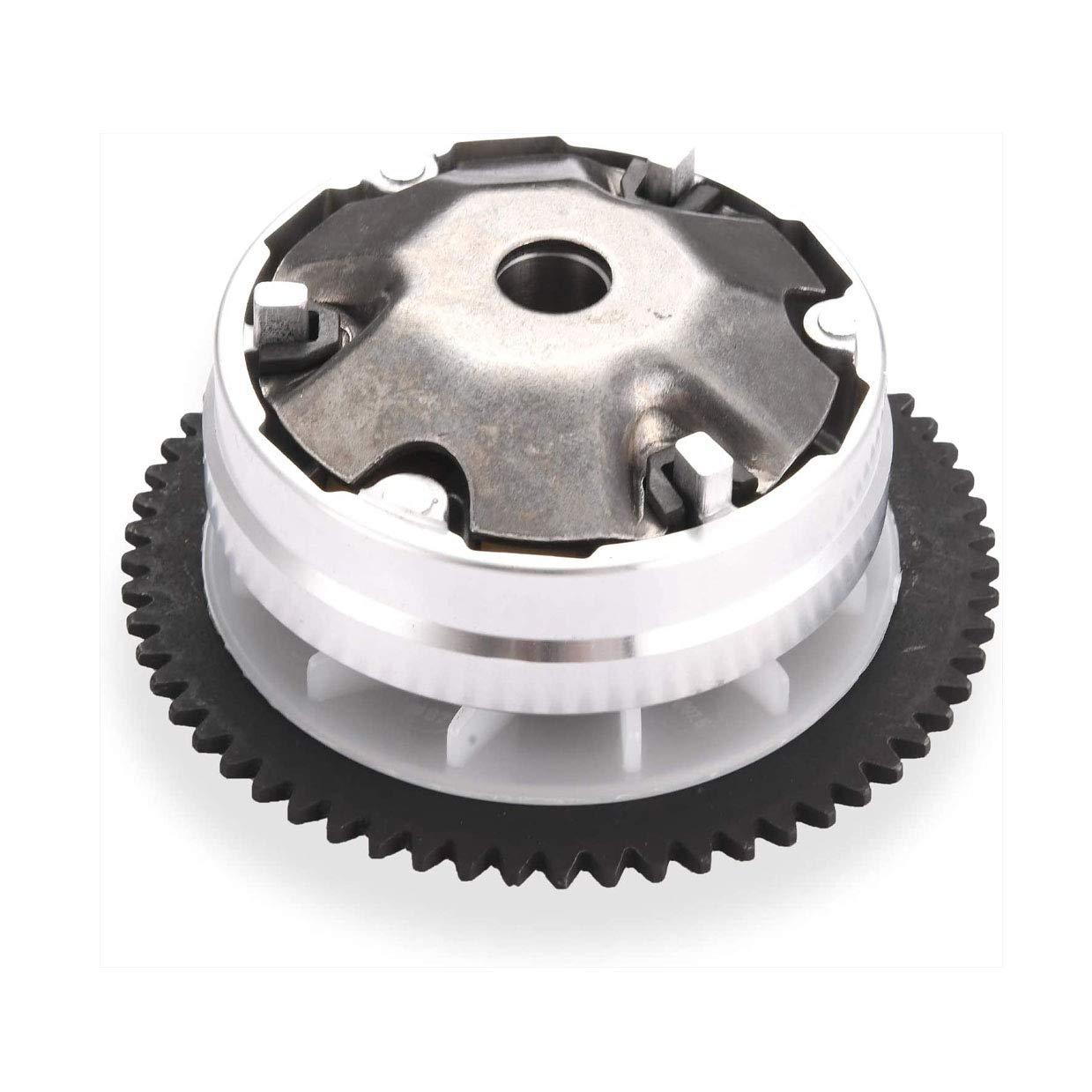 GY6 50cc 60cc Scooter Variator Fan Rollers & Belt Kit - High Performance CVT Assembly Replacement for Moped, Go Kart & ATV Engines - Smooth Acceleration & Improved Fuel Efficiency
