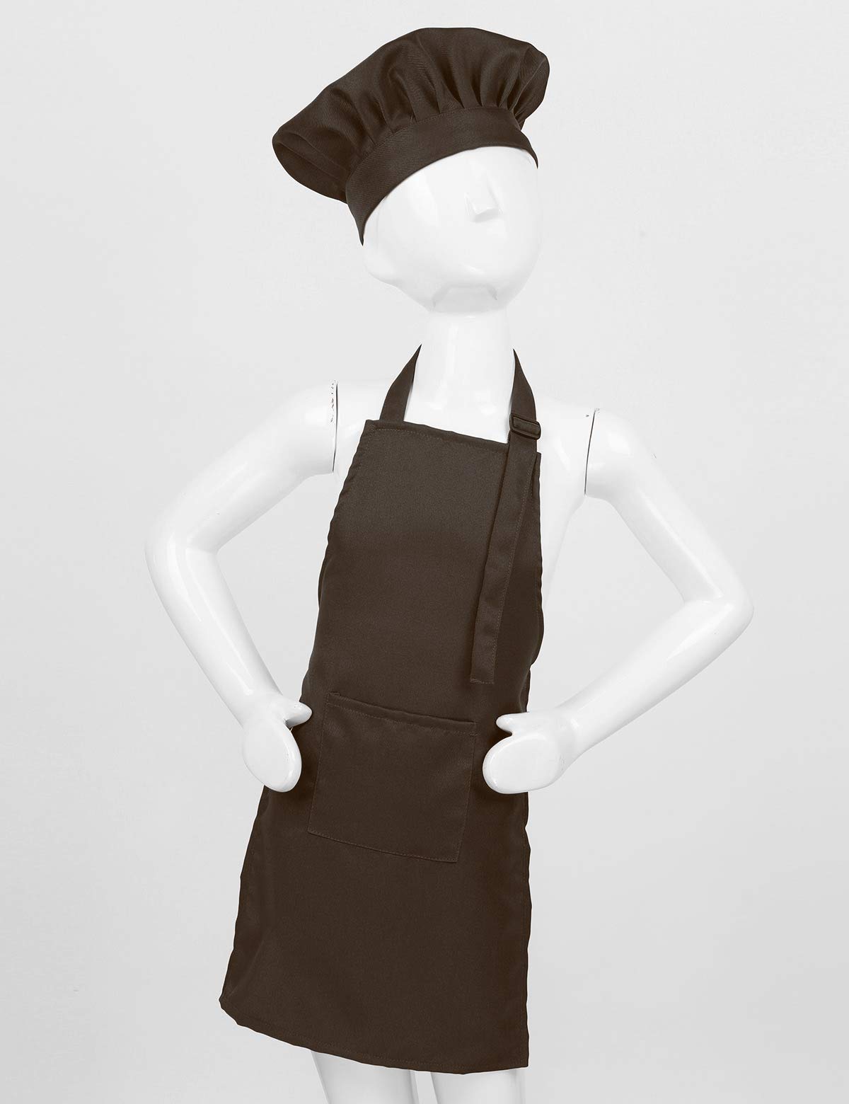 **Mufeng Kids Chef Costume Set - Cooking Apron & Hat for Baking, Pretend Play - Halloween Dress Up & Role Play Costumes for Children**    *(Perfect for birthday parties, kitchen pretend play, Halloween costumes, and fun family cooking activities!)*