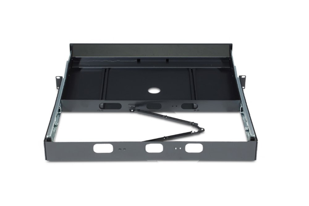Adesso ACK-730UB-MRP USB Mini Keyboard with Touchpad - 19-Inch 1U Rackmount Drawer Black - Perfect for Server Rooms, Data Centers & IT Rack Installations