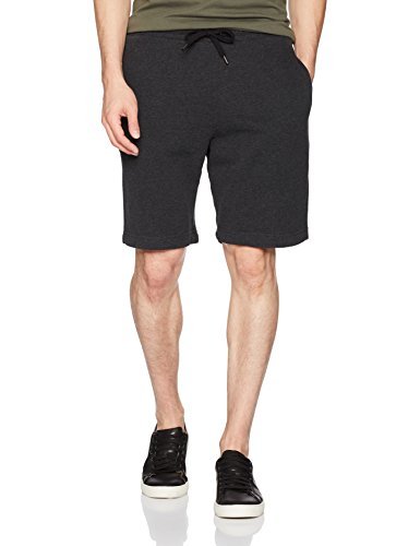 Derek Rose Men's Devon 1 Charcoal Cotton Loopback Sweat Shorts - Comfortable Lounge Shorts for Relaxing at Home, Gym, or Casual Outings