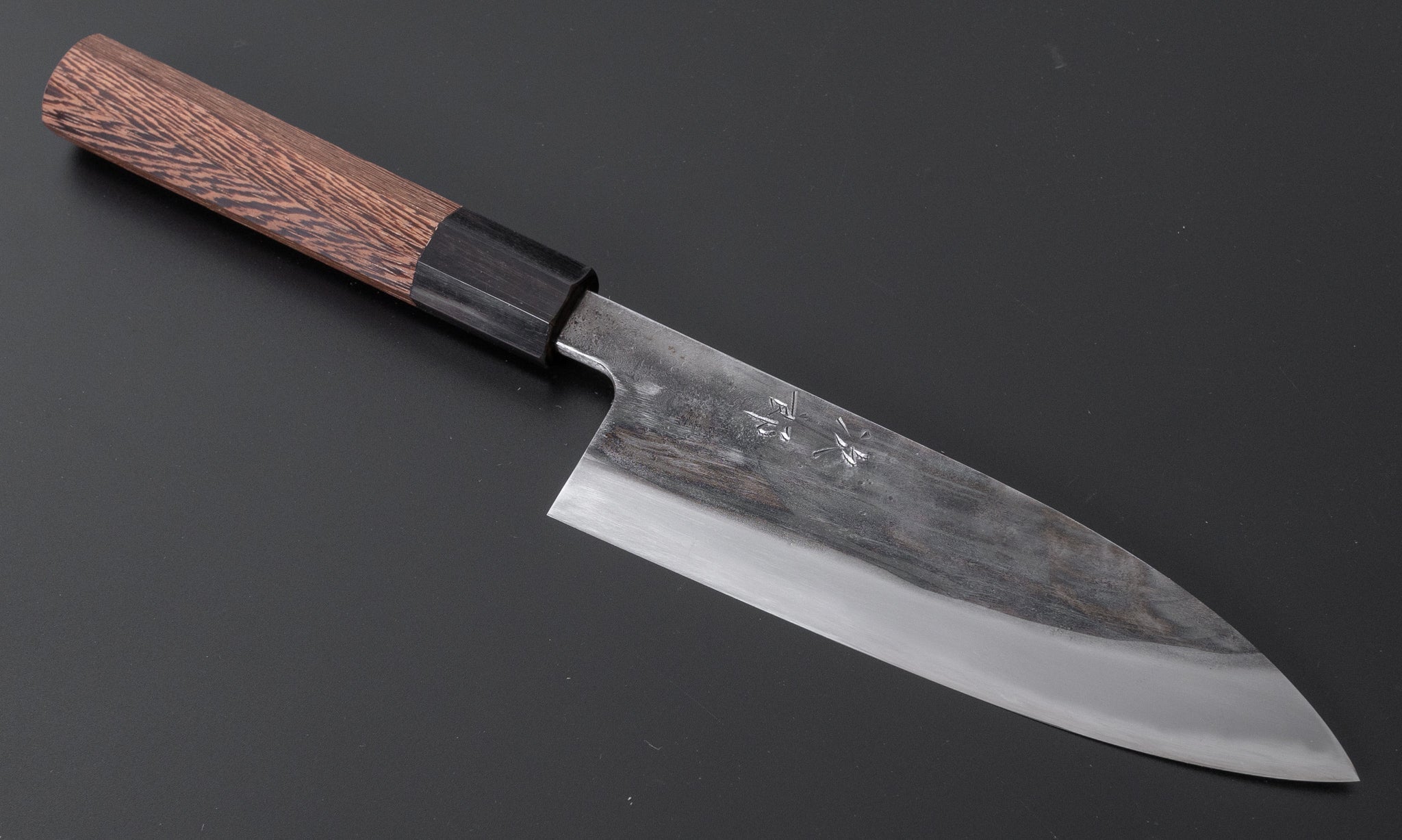 Jiro Tsuchime Petty Knife 150mm - Japanese High Carbon Steel Blade with Taihei Tagayasan Handle (#313) - Perfect for Sushi, Vegetables & Precision Kitchen Tasks
