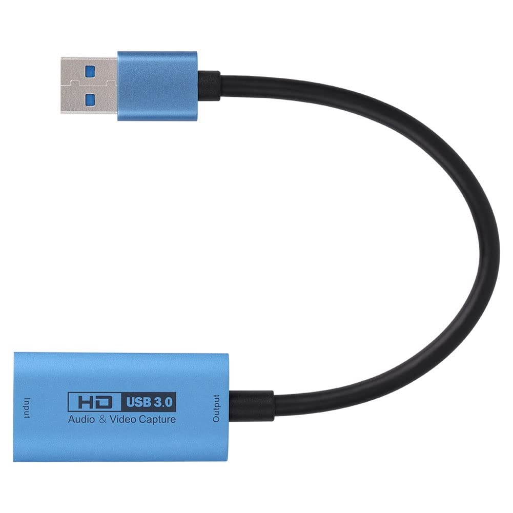 Zerthaus USB 3.0 4K 60Hz HDMI Video Capture Card for PC - Live Streaming, Gaming, Video Recording & Content Creation | HD Game Capture Device for Twitch, YouTube & OBS
