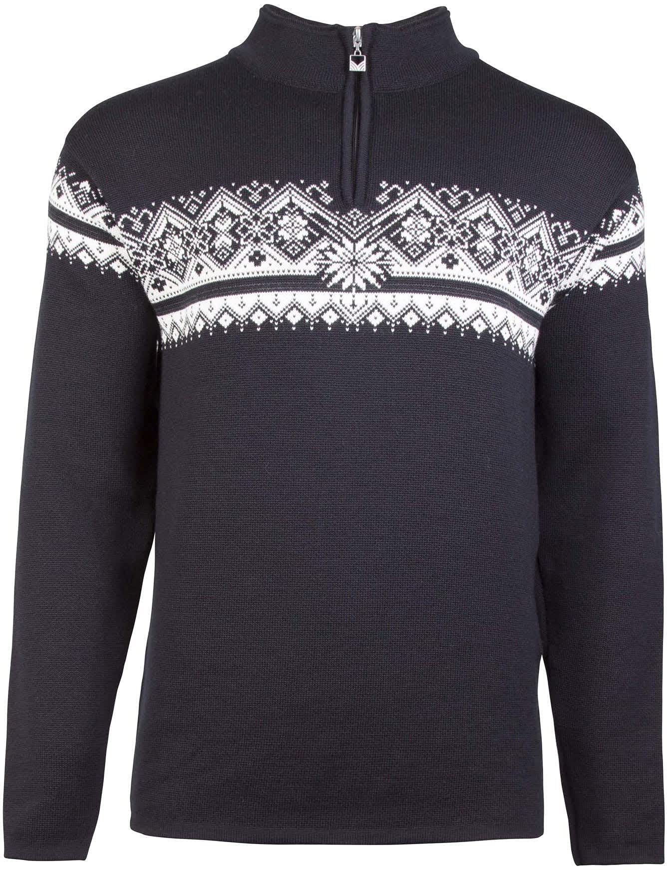 Dale of Norway Moritz Men’s 100% Merino Wool Sweater - Soft Skin-Friendly Winter Pullover for Men - Regular Fit Knitwear for Outdoor & Casual Wear
